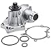 A-Premium Engine Water Pump with Gasket Compatible with BMW E34 Series 530i 540i 1994-1995 E32 Series 740i 740iL 1993-1994 V8 3.0L 4.0L Gas