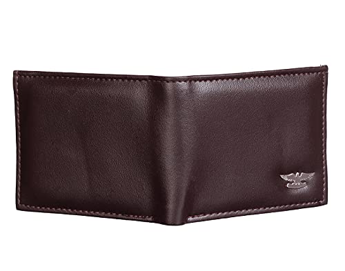 Image of Brown Slim Pu Leather Wallet Purse for Boys and Men