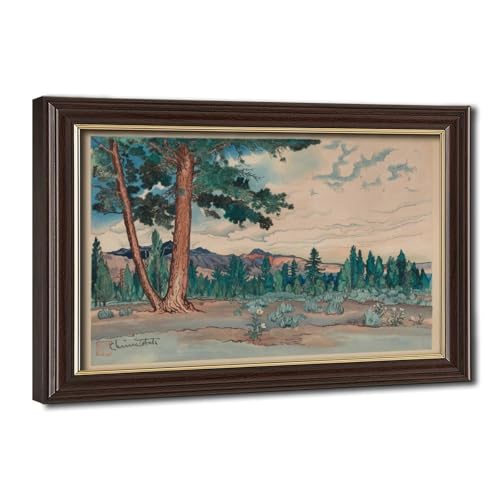 Impression sur toile de Chiura Obata pour la décoration murale du salon