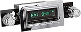 Retro Manufacturing HB-121-05-75 Hermosa Direct-Fit Radio for Classic Vehicle (Black Face and...