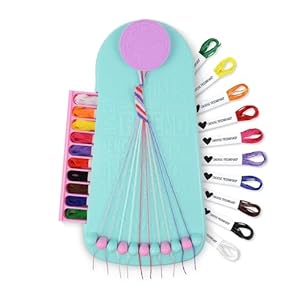 Choose Friendship, My Friendship Bracelet Maker®, an American Original | 20 Pre-Cut Threads - Makes Up to 8 Bracelets | Craft Kit, Kids, Bracelet Making Kit, Jewelry-Making Kit, Gifts for Girls 8-12