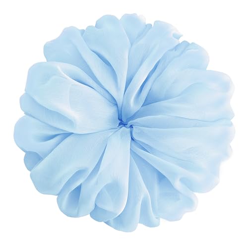 38 Colors Available, Big Scrunchies for Hair, Soft Cheer Chiffon large Ponytail Holder, Cute Birthday Gift for Women Girl Teen, Holiday Accessory... - Image 3