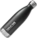 Thermo Tank Insulated Stainless Steel Water Bottle - Ice Cold 36 Hours! Vacuum + Copper Technology - 17 Ounce (Charcoal, 17oz)