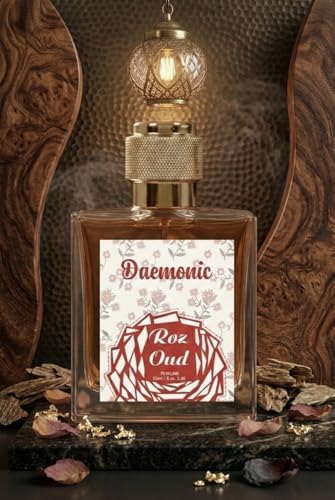 Image of Daemonic Roz Oud Perfume for Men & Women - Long Lasting Luxury Oud & Rose Fragrance | Premium Eau De Parfum