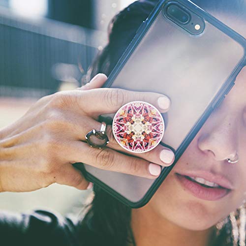 Gladiour Universal Cell Phone Stand And Tablet Holder (3 Pack) - Heart And Geometric, Rose Gold Pink White #TOP1