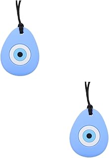 Toyvian 2 Pçs Silicone Dentes Goma Mordedor Colar Pingente Mordida Colar Sensorial Silicone Mastigar Colar Silicone Mordedor Colar Brinquedos Infantis Brinquedos Para Crianças Sílica Gel