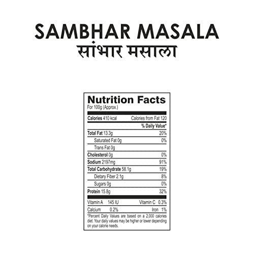 Image of Adani Spice Sambhar Masala, 100gm