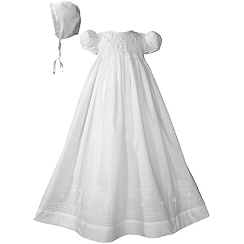 Little Things Mean A Lot 32" Hand Smocked Christening Gown Cover