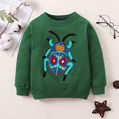 Image of Toddler Boy's Cotton Crewneck Long Sleeve Sweatshirt