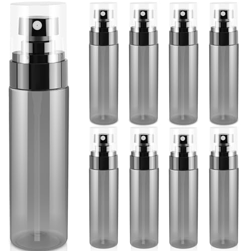 GIVITASOT Black Small Spray Bottles, Portable Plastic Fine Mist Containers