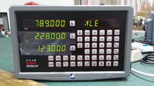 Pantalla Digital 3 Ejes SDS6-3V para Máquina Fresadora y Torno miniatura 3