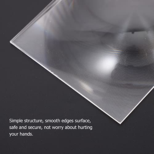 Lente Fresnel para proyector pantalla brillo alta definición acrílico 2 piezas 8