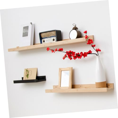 Étagère murale bois maison flottante et compacte pour entrée - 8