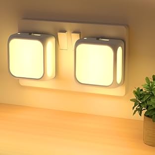 Please note the nightlights are light-activated, NOT motion-activated. If you want to use two dusk to dawn night lights at the same time, please use them at least 1 meter apart to avoid interfering with each other, otherwise flickering problems may o...