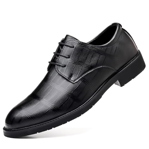 YZABEL Dress Oxford Shoes for Men Lace Up Leather Oxford Shoes Genuine Leather Dress Formal Shoes for Men Handmade Oxford Genuine Leather