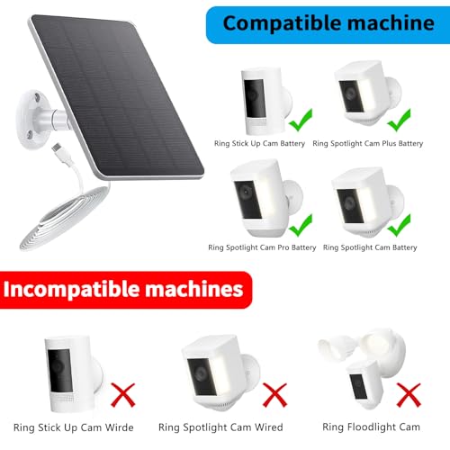 Panel solar 5V resistente a la intemperie para carga de cámaras exteriores 4