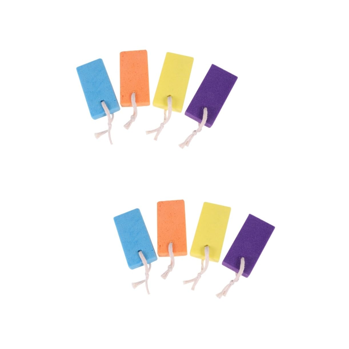 minkissy 2sets Pumice Stone for Feet Pumice Exfoliating Tool Rubbing Stone Grinding Foot Tool 4pcs*2