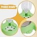 Baoblaze Dog Bowl with Automatic Water Bottle Practical Pets Water and Food Bowl Set for Small Medium Dogs Puppy, Green