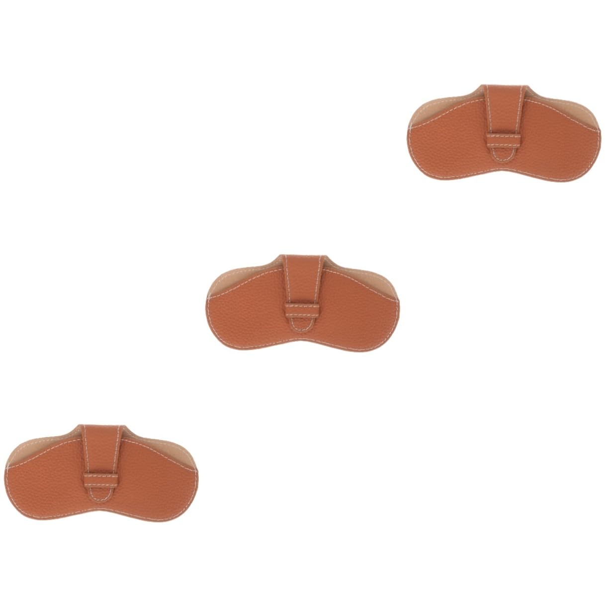Veemoon Housse De Pour Lunettes Anti-Lumière Bleue Étui Pour Étui Souple Et Résistant Accessoire Fin Et Grand Format Cuir Marron