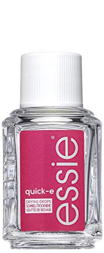 Essie Top Coat quick-e, Schnelltrocknungstropfen mit Pipette, Schutz und Glanz, Transparent, 13,5 ml – Bild 4