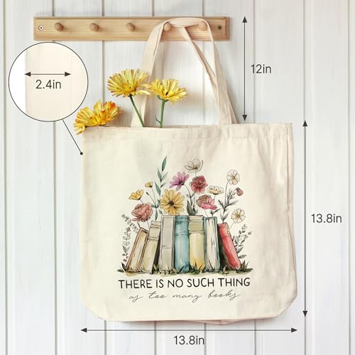 Bolso Tote de Lona para Lectores y Regalos Día de San Valentín miniatura 5