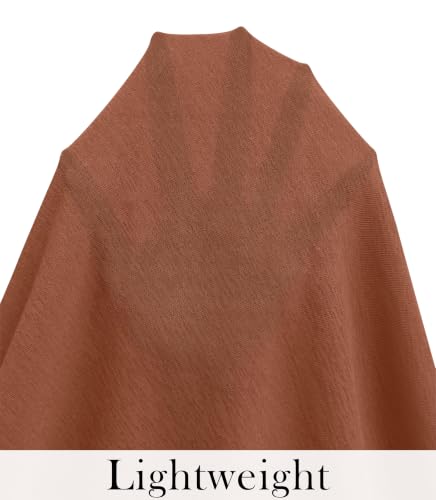 Image of Iandroiy Women's 3 /4 Sleeve Shrugs Lightweight Open Front Cropped Cardigan for Women