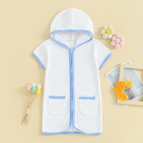 Hoanselay Girls Boys Cover Ups for Swimwear Toddler Bathing Suit Cover Up Kids Poncho Beach Towel Swimsuit Coverup Robe2