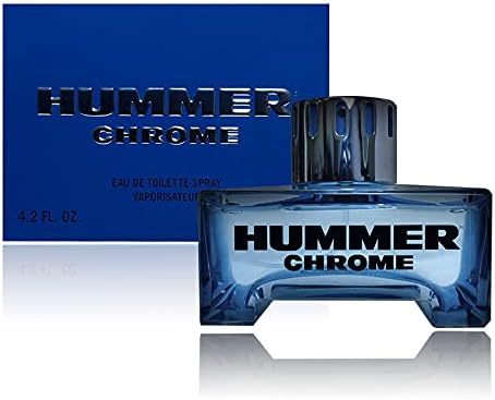 Hummer Chrome Cologne for Men EDT 4.2 oz