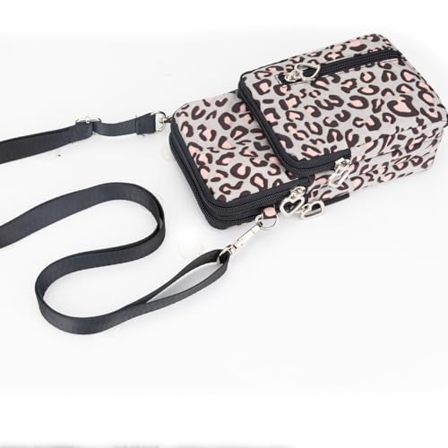 Image of JANKS Small Crossbody Bag for Women - Mini Phone Purses with Crossbody Strap and Wallet - Nylon Arm Bag