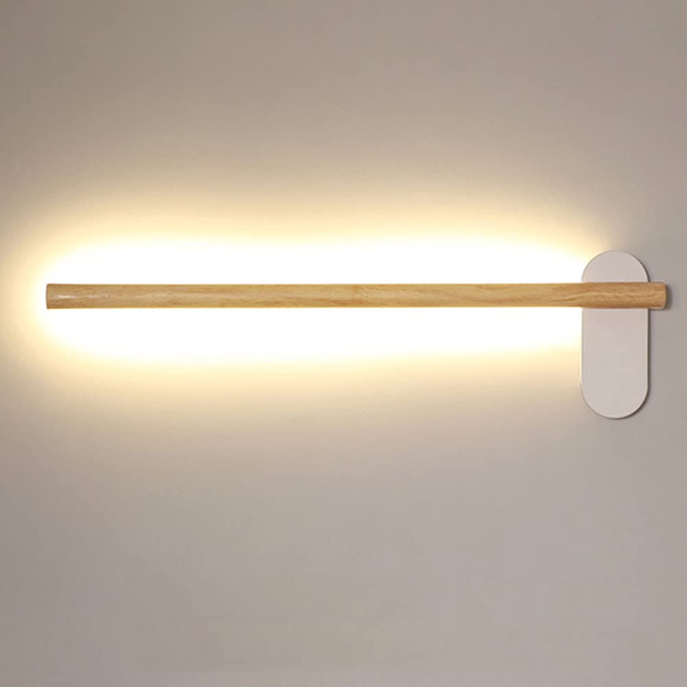 Appliques murales Salle Bain Bois Modernes, lumière Miroir LED pour Salle Bain 4000K IP44 étanche lumière Miroir Salle Bain pour Coiffeuse décoration d'éclairage intérieur