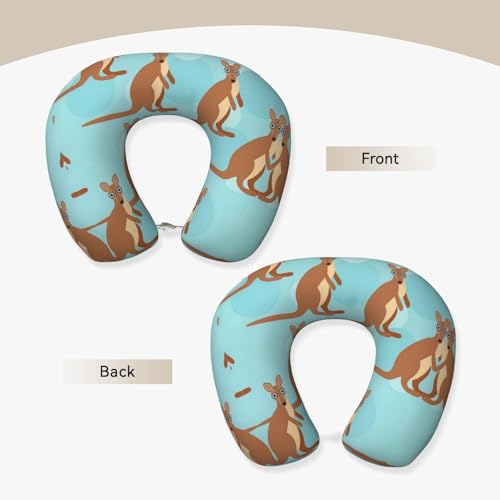 Almohada de poliéster para cuello y hombros negra miniatura 3