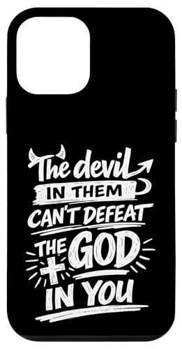 The Devil In Them Can't Deperat The God In You Christian �X�}�z�P�[�X iPhone 12 mini �p