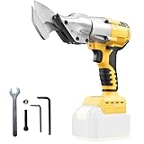 Matériaux de qualité supérieure : les lames de ces ciseaux à métaux sans fil sont fabriquées en acier au chrome vanadium. Cela les rend plus tranchants et plus résistants à l'usure et permettent des coupes plus lisses et plus précises. Les copeaux métalliques peuvent être coupés sans effort.