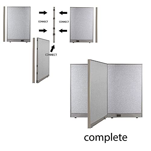 Gof [Large Quantity Orders] Office Single Partition Custom Built Workstation Wall Office Divider (4, 36" W X 60" H) #TOP4