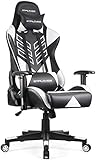 Gaming Chair Office Chair High Back Computer Chair Leather Desk Chair Racing Executive Ergonomic...