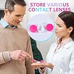 12 Pack Colorful Contact Lens Case Box Holder Container Soak Storage Kit - Image 5