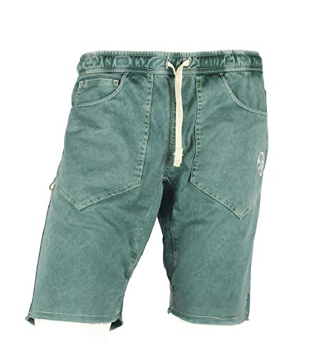 Jeanstrack Montes Pantalón de Escalada-Trekking, Hombre, Verde, L Cover