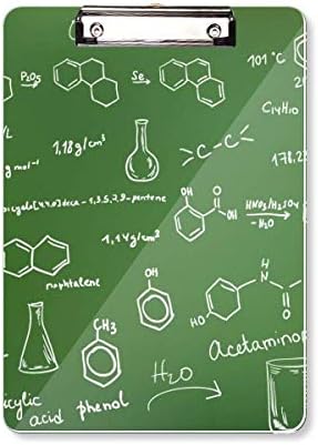 Organic Chemistry Molecular Atomic Structure Clipboard Folder Writing Pad Backing Plate A4 image 2