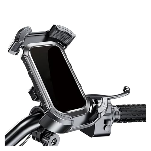 Support téléphone moto guidon blanc pour navigation GPS de voyage