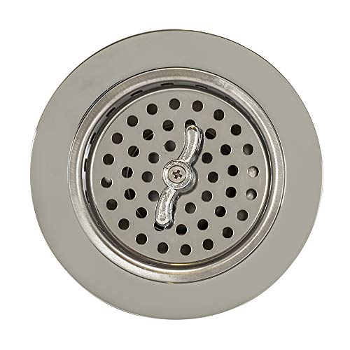 Eastman 30021 Heavy- Pattern With Spin And Seal Sink Strainer, Chrome #TOP1