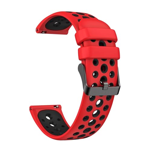 [XGYOMVB] 22MM Watch Pro 2�p�o���h �ʋC���V���R�� 2�F�X�g���b�v(Red black,WATCH 3 PRO)
