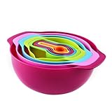 Facile à nettoyer : toutes les tasses à mesurer sont très faciles à nettoyer, et chaque tasse à mesurer a sa propre couleur, vous pouvez facilement identifier quelle tasse à mesurer doit être nettoyée