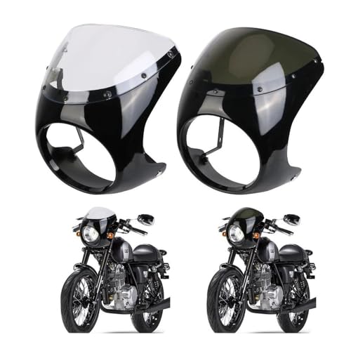Pare-brise moto 7 pouces et carénage latéral universel pour custom Sportster