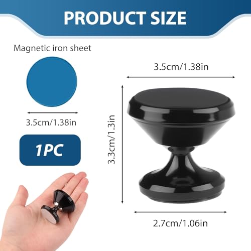 Paicreate Soporte Magnético Móvil Coche Soporte para Móvil Magnético 360°, Iman Coche con 5 Imanes Potentes, Compatible with iPhone, Samsung, Huawei 4-6.7 Pulgadas - imagen 6
