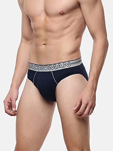 Image of Macroman M-Series Men's Cotton Blend Modern Classic Printed Briefs