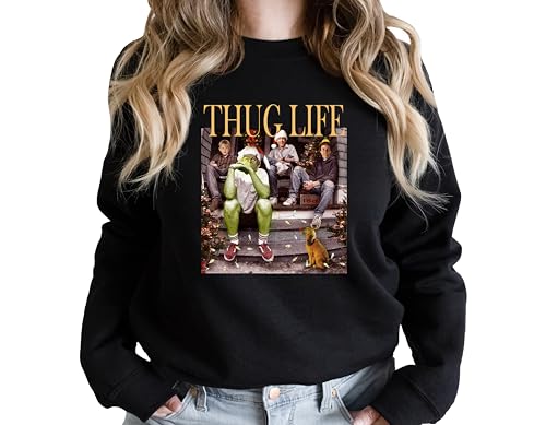 Thug Life Christmas Movie Shirt, Christmas Friends Sweatshirt, Thug Life Christmas Movie Sweater, Christmas Gifts, Ugly Sweater