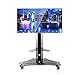 Produktbild KBKG821 Universal-TV-Wagen, TV-Ständer für 32-65-Zoll-LCD-LED-Fernseher, 360 ° drehbar, mit Bremsmöbeln, Flachbildschirm-TV-Ständer und Unterhaltungskonsole, Büro zu Hause