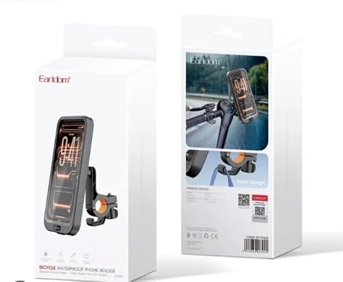 Waterproof Bike Phone Mount with Transparent Back Cover
