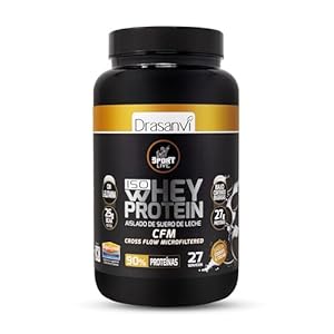 Drasanvi SPORT LIVE Whey protein isolate | Aislado de proteína en polvo | Proteina whey isolada suero de leche | Proteinas que ayudan a aumentar tu masa muscular | Cookies & Cream | 800G