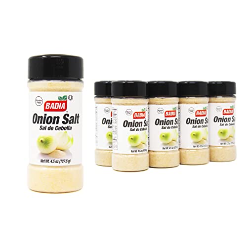 Badia Onion Salt, 4.5 Oz (Pack Of 8)